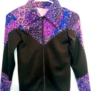 Youth medium 10-12 western horsemanship shirt